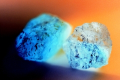 Blaue Kristalle