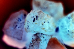 Blaue Kristalle